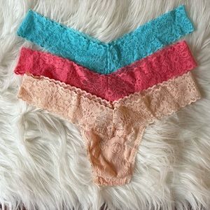 Hanky Panky Low Rise Thongs, 3-pack